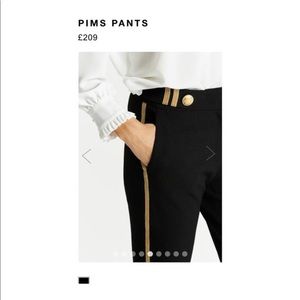 Gold Details Dress Pants